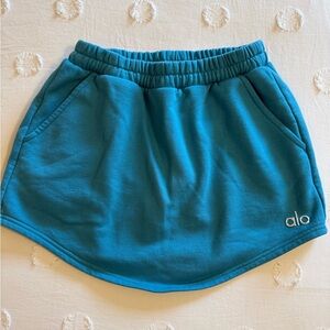 ALO Blue Yoga Skort